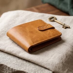 Bifold Wallet in vegetable-tanned leather