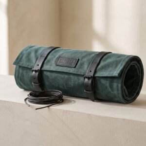 Tool Roll in waxed canvas