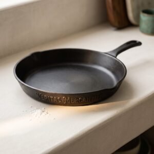 Cast-Iron Skillet, 10 inch in seasoned cast iron