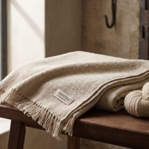 Cotton Throw in woven cotton
