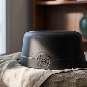 Dutch Oven, 6 quart in seasoned cast iron