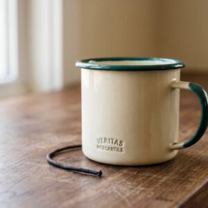 Enamel Camp Cup in enamelled steel