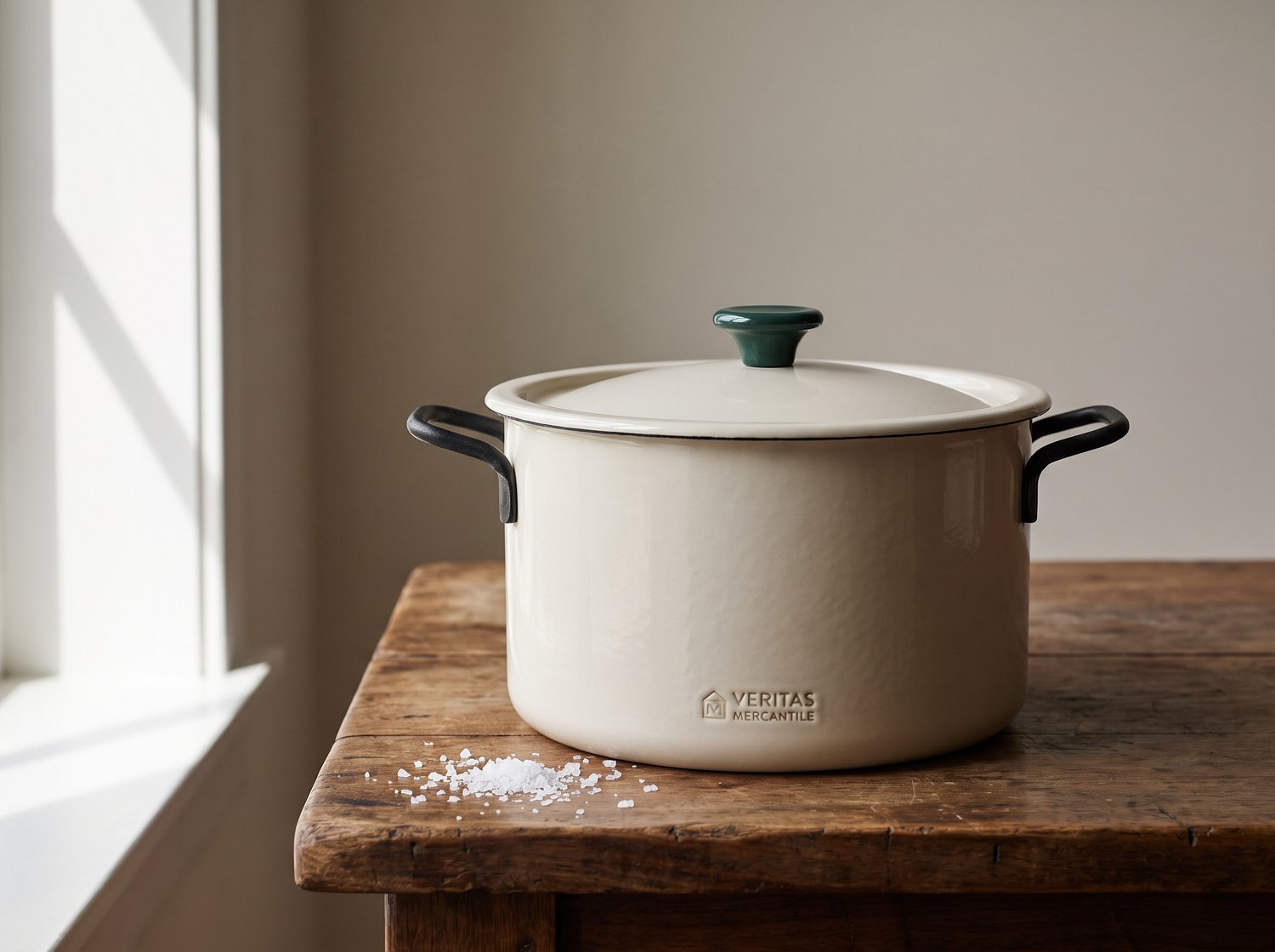 Enamel Stockpot in enamelled steel