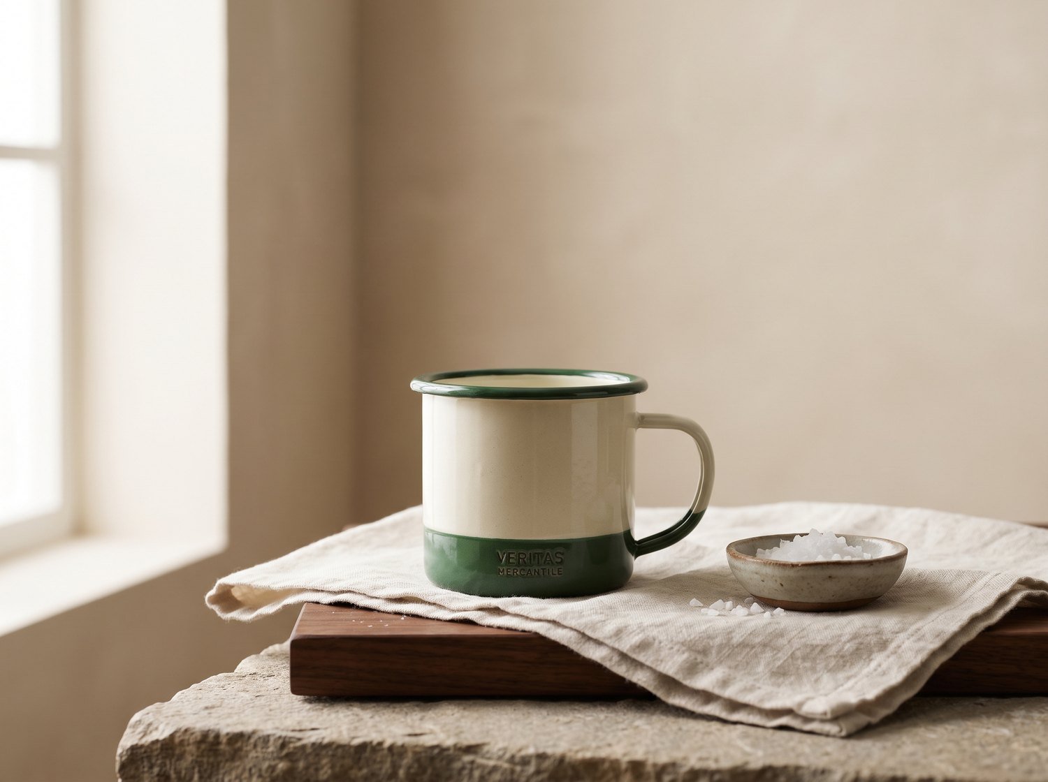 Enamelware Mug in enamelled steel