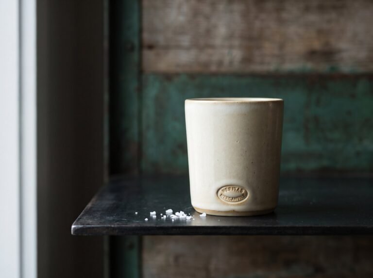 Stoneware Tumbler in glazed stoneware