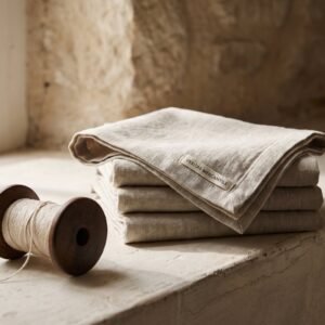 Table Linens, four napkins in linen