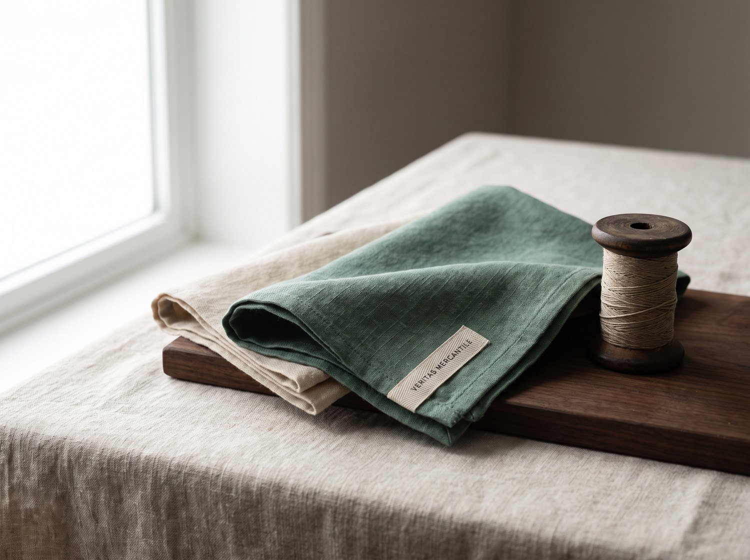 Tea Towels, set of two in linen