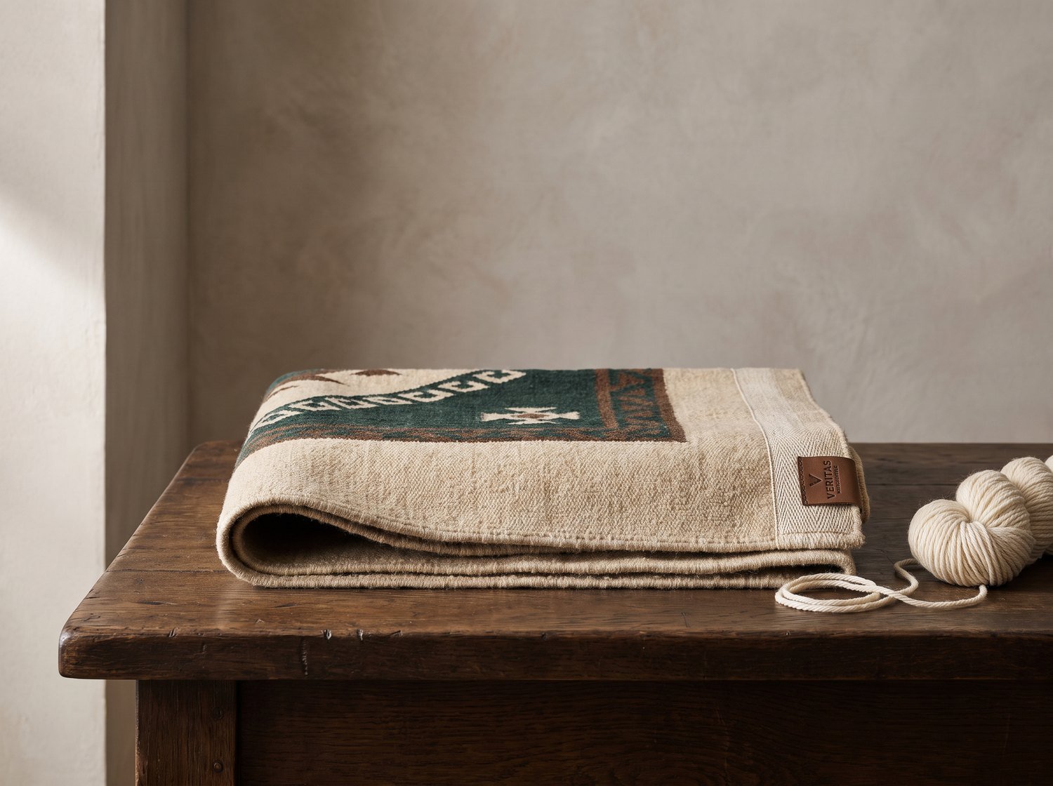 Wool Area Rug, 8 by 10 in woven wool